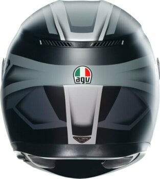 Helmet AGV K3 Compound Matt Black/Grey S Helmet - 4