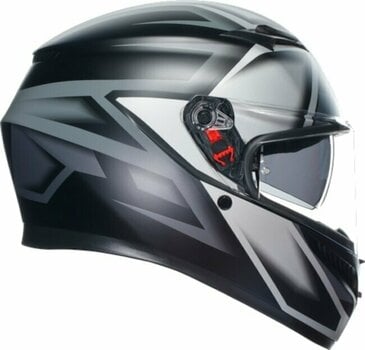Helmet AGV K3 Compound Matt Black/Grey S Helmet - 6