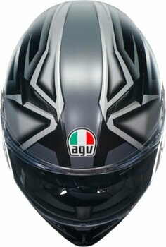 Helmet AGV K3 Compound Matt Black/Grey S Helmet - 7