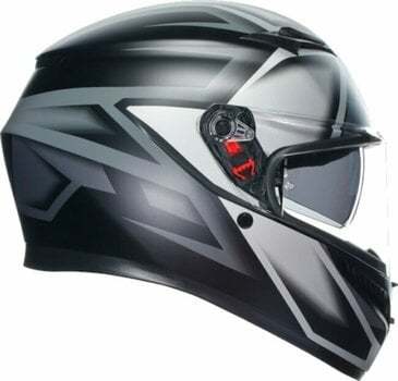 Helmet AGV K3 Compound Matt Black/Grey XL Helmet - 6