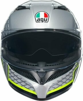 Kask AGV K3 Fortify Grey/Black/Yellow Fluo M Kask - 2