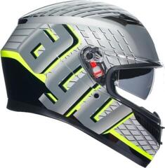 Helm AGV K3 Decept Grey/Black/Yellow Fluo - 5