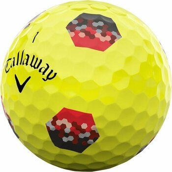 Μπάλες Γκολφ Callaway Chrome Soft 2024 Yellow Golf Balls TruTrack - 2