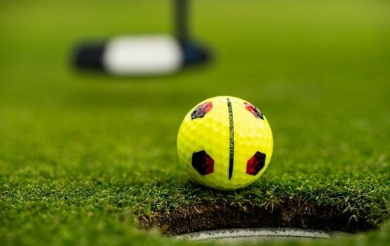 Golfový míček Callaway Chrome Soft 2024 Yellow Golf Balls TruTrack - 9