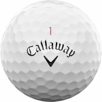 Nova loptica za golf Callaway Chrome Soft 2024 White Golf Balls Basic - 3