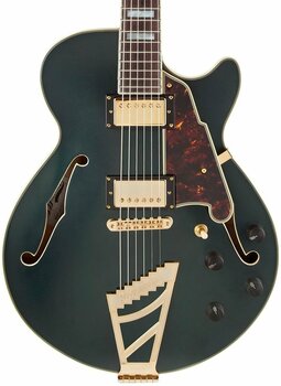 Semi-Acoustic Guitar D'Angelico Deluxe SS Stairstep Matte Midnight - 3