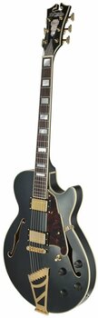 Semi-Acoustic Guitar D'Angelico Deluxe SS Stairstep Matte Midnight - 4