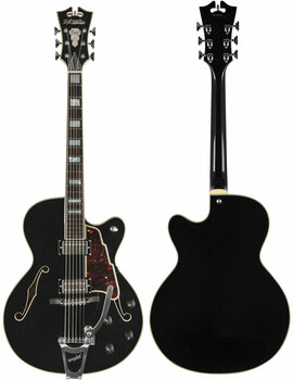 Semi-akoestische gitaar D'Angelico Excel 175 Zwart - 2