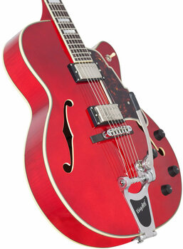 Semi-akoestische gitaar D'Angelico Excel 175 Cherry - 5
