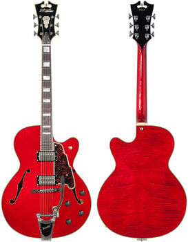 Halvakustisk guitar D'Angelico Excel 175 Cherry - 6