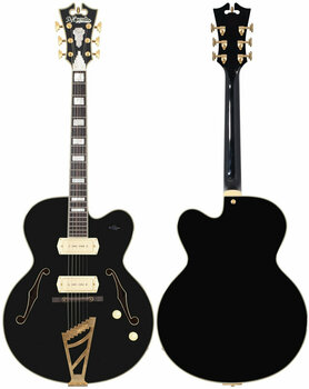 Halvakustisk gitarr D'Angelico Excel 59 Black - 4