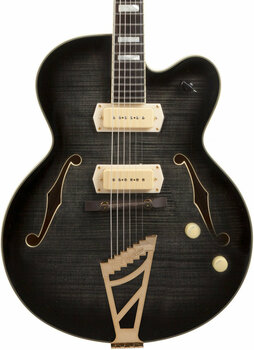 Guitare semi-acoustique D'Angelico Excel 59 Grey Black - 2