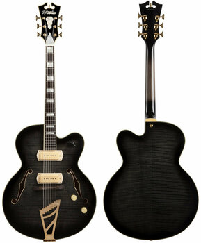 Guitare semi-acoustique D'Angelico Excel 59 Grey Black - 4