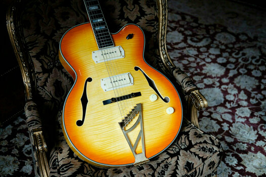 Halvakustisk gitarr D'Angelico Excel 59 Sunburst - 5