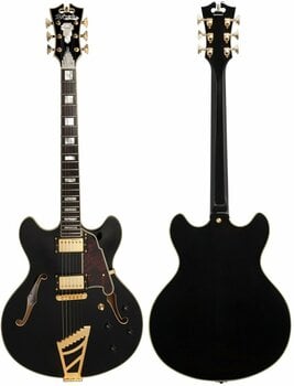 Guitare semi-acoustique D'Angelico Excel DC Stairstep Black - 5