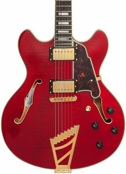 Guitare semi-acoustique D'Angelico Excel DC Stairstep Cherry - 3