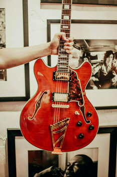 Guitare semi-acoustique D'Angelico Excel DC Stairstep Cherry - 6