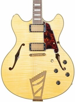 Halvakustisk gitarr D'Angelico Excel DC Stairstep Natural-Tint - 4