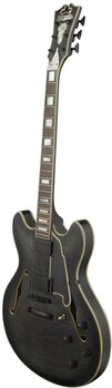 Guitare semi-acoustique D'Angelico Excel DC Stop-bar Grey Black - 4
