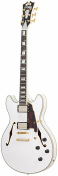 Gitara semi-akustyczna D'Angelico Excel DC Stop-bar White - 2
