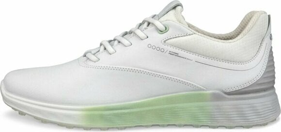 Golfsko til kvinder Ecco S-Three Womens Golf Shoes White/Matcha 39 - 2