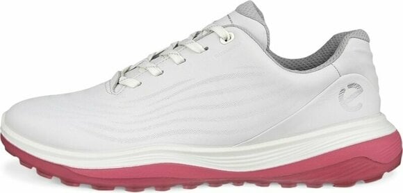 Női golfcipők Ecco LT1 Womens Golf Shoes White/Bubblegum 37 - 2