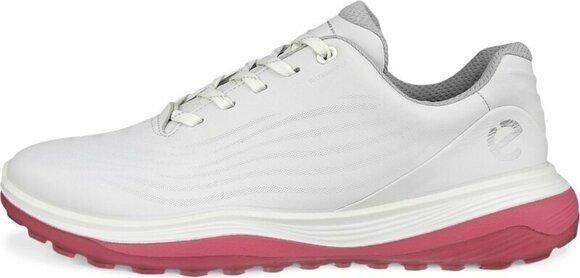 Calzado de golf de mujer Ecco LT1 Womens Golf Shoes White/Bubblegum 38 - 2