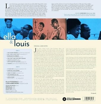 Vinyl Record Ella Fitzgerald and Louis Armstrong - Ella & Louis (Limited Edition) (LP) - 2