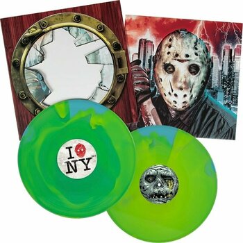 Vinyl Record Fred Mollin - Friday the 13th Part VIII: Jason Takes Manhattan (Green Coloured) (Deluxe Edition) (LP) - 4