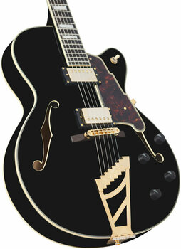 Halvakustisk gitarr D'Angelico Excel DH Black - 4