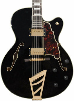 Halvakustisk gitarr D'Angelico Excel DH Black - 5