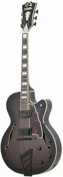 Halbresonanz-Gitarre D'Angelico Excel DH Grey Black Hardware Black - 2