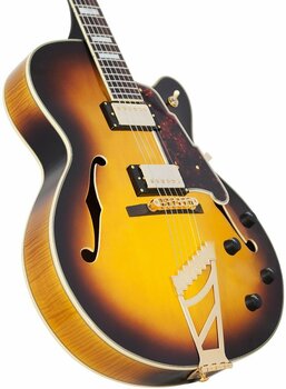 Halvakustisk gitarr D'Angelico Excel DH Vintage Sunburst - 2