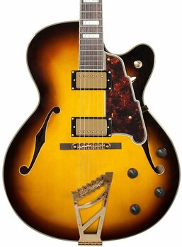 Halvakustisk gitarr D'Angelico Excel DH Vintage Sunburst - 3
