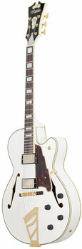 Semi-akoestische gitaar D'Angelico Excel DH White - 2