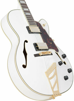 Semi-akoestische gitaar D'Angelico Excel DH White - 4