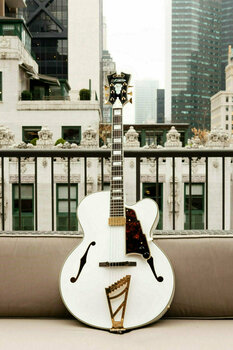 Guitare semi-acoustique D'Angelico Excel EXL-1 Blanc - 5