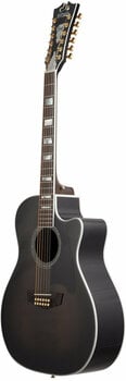 12-string Acoustic-electric Guitar D'Angelico Excel Fulton Grey Black - 2