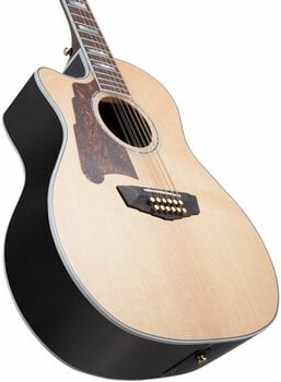 12-string Acoustic-electric Guitar D'Angelico Excel Fulton Natural - 2