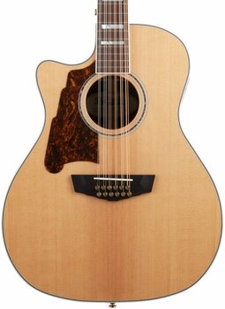 12-string Acoustic-electric Guitar D'Angelico Excel Fulton Natural - 3
