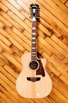 12-string Acoustic-electric Guitar D'Angelico Excel Fulton Natural - 6