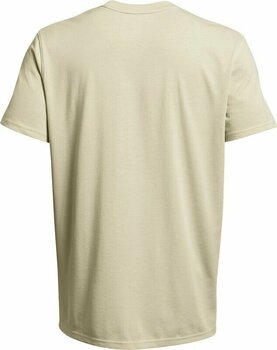 Fitness T-Shirt Under Armour Men's UA Logo Embroidered Heavyweight Short Sleeve Silt/Black XL Fitness T-Shirt - 2
