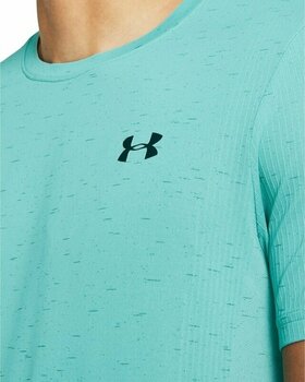 Fitness T-Shirt Under Armour Men's UA Vanish Seamless Short Sleeve Radial Turquoise/Circuit Teal S Fitness T-Shirt - 5