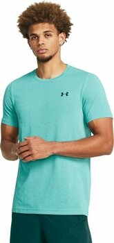 Fitness T-Shirt Under Armour Men's UA Vanish Seamless Short Sleeve Radial Turquoise/Circuit Teal M Fitness T-Shirt - 3