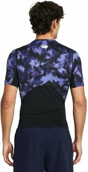 Fitness T-Shirt Under Armour UA HG Armour Printed Short Sleeve Starlight/White S Fitness T-Shirt - 3