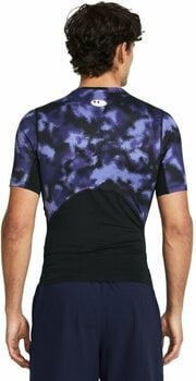 Fitness T-Shirt Under Armour UA HG Armour Printed Short Sleeve Starlight/White L Fitness T-Shirt - 3