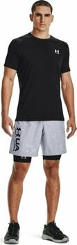 Majica za trčanje s kratkim rukavom Under Armour Men's HeatGear Armour Fitted Short Sleeve Black/White XS Majica za trčanje s kratkim rukavom - 6