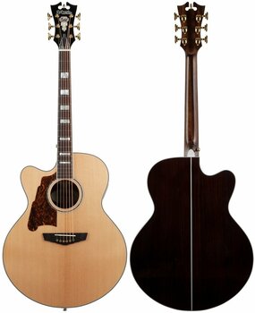 electro-acoustic guitar D'Angelico Excel Madison LH Natural - 5