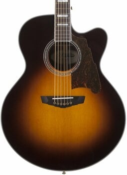 Guitare Jumbo acoustique-électrique D'Angelico Excel Madison Vintage Sunburst Guitare Jumbo acoustique-électrique - 3