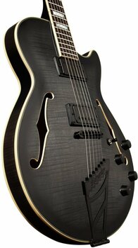 Halvakustisk guitar D'Angelico Excel SS Stairstep Grey Black - 2